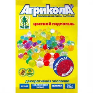 Агрикола цветной гидрогель-шарики, красный (20 г) - картинка 1