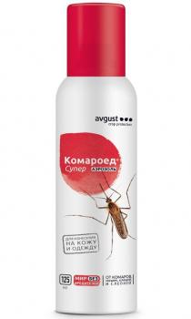 Комароед супер аэрозоль (Август), 125 мл - картинка 1