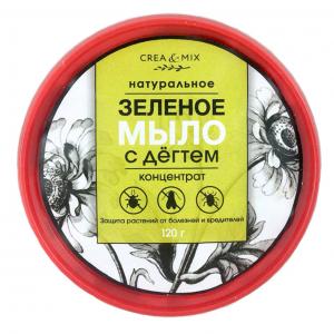 Creamix Зеленое мыло с дёгтем концентрат, 120 мл - картинка 1