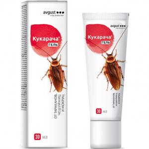 Кукарача ГЕЛЬ (от тараканов, чешуйниц и мокриц) (Август), 30 мл - картинка 1